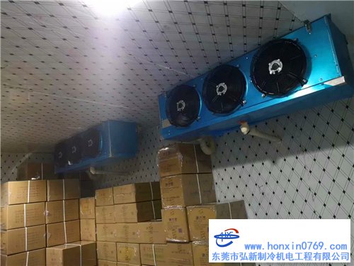 深圳拆裝冷庫完工交付,邊試機邊進貨